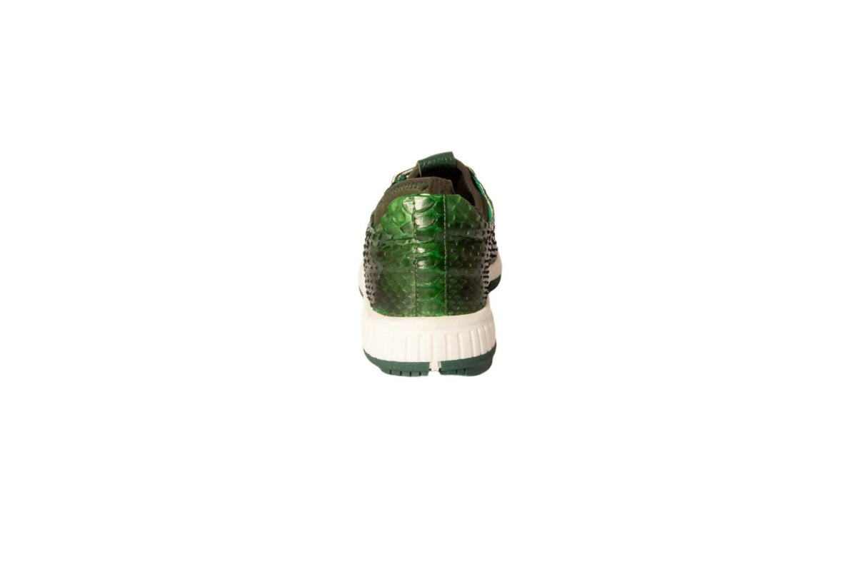 W&H Men's Viper - Python Golf Shoes in Green